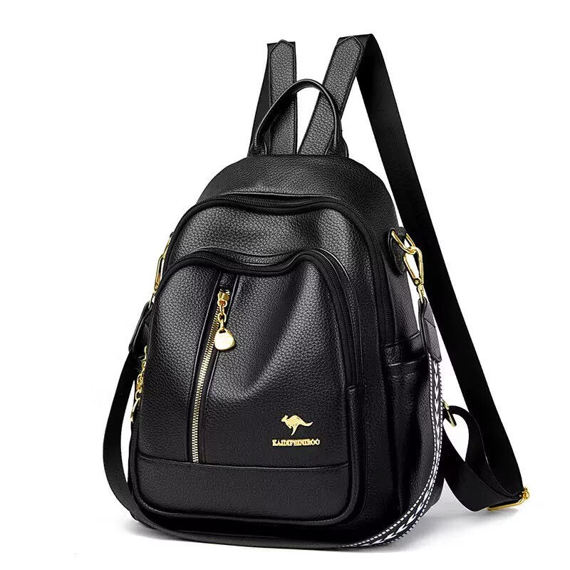Luxury Bags Leather - ใหม่คลาสสิกแฟชั่นคุณภาพสูงหนังนุ่มกระเป๋าเป้สะพายหลังผู้หญิงขนาดใหญ่ความจุกระเป๋าสะพายกระเป๋าโรงเรียนกระเป๋าเป้สะพายหลัง