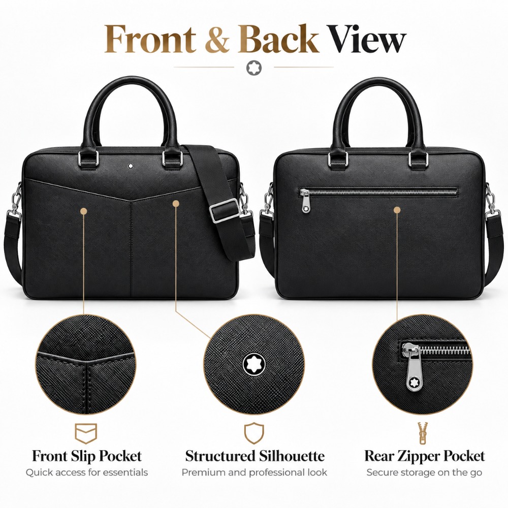 กระเป๋าเอกสารธุรกิจสำหรับผู้ชา - Luxury Bags Tote บทวิจารณ์และราคา