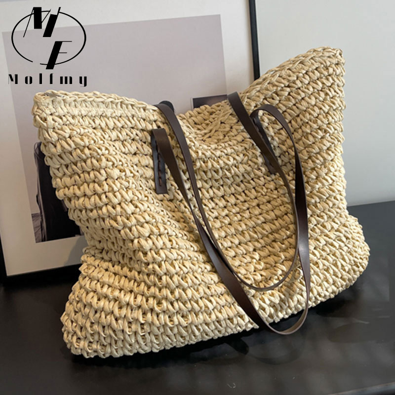 กระเป๋าโท้ทสานจากวัสดุธรรมชาติ - Luxury Bags Tote บทวิจารณ์และราคา