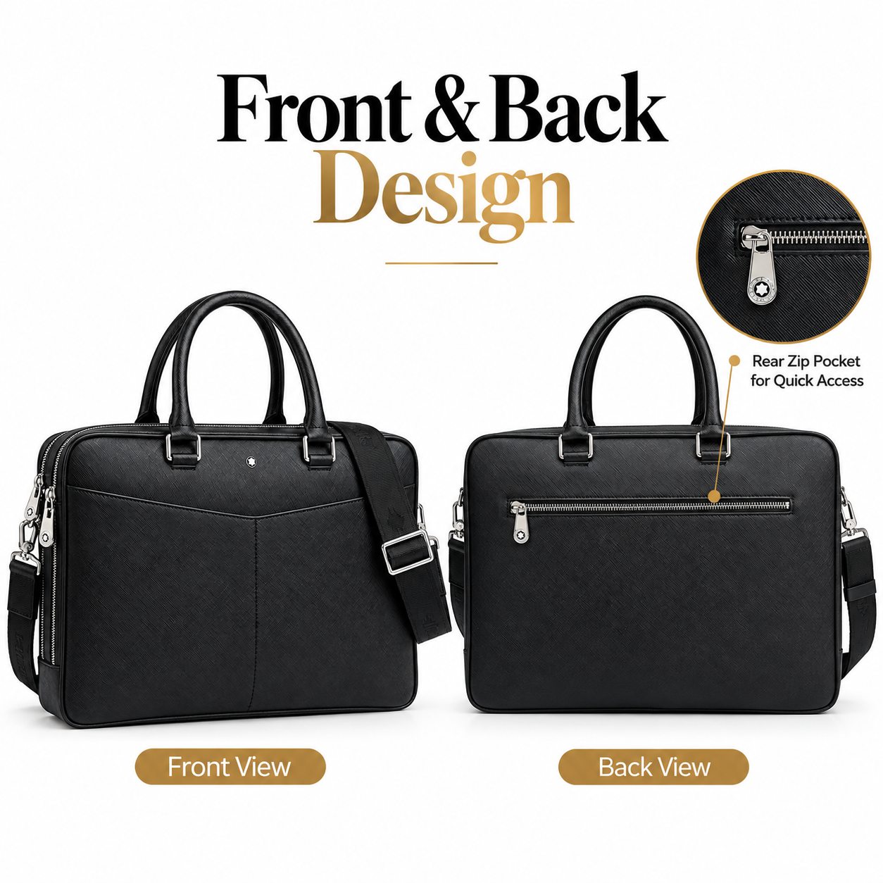 กระเป๋าเอกสารธุรกิจสำหรับผู้ชา - Luxury Bags Tote บทวิจารณ์และราคา