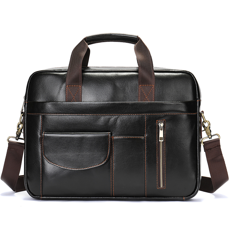 กระเป๋าเอกสารหนังแท้สไตล์วินเท - Luxury Bags Tote บทวิจารณ์และราคา